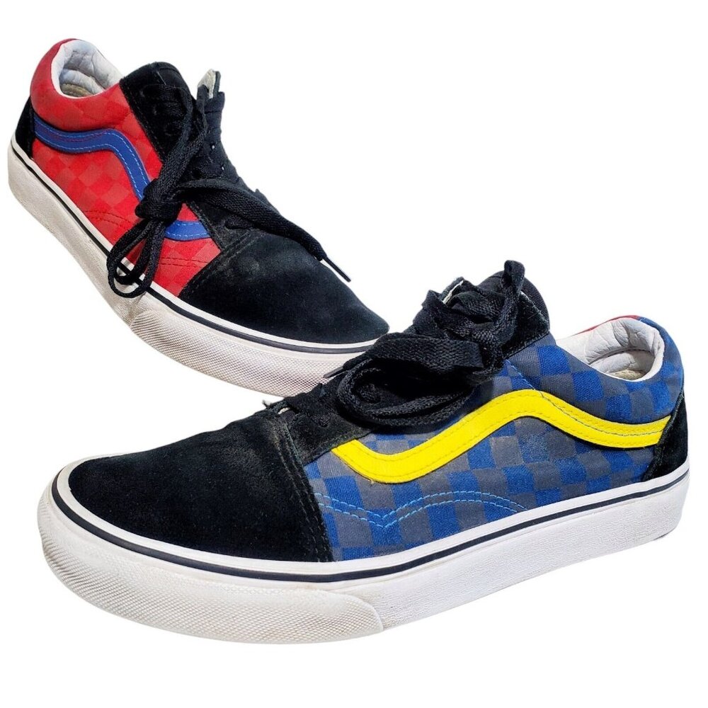 VANS Old Skool Shoes Unisex Mens 8.5, Women 10 US OTW Rally Checker Sneakers